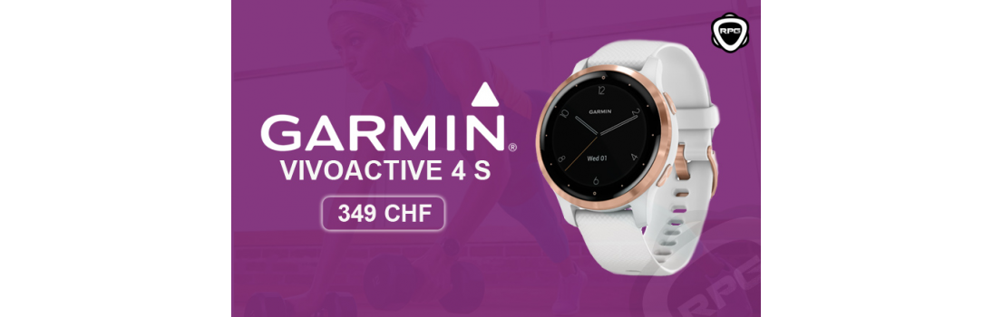 MONTRE GARMIN VIVOACTIVE 4S POUR FEMMES Outlet - Running Planet Geneve