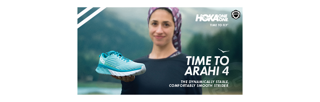 Hoka one one Arahi 4 Running Planet Geneva