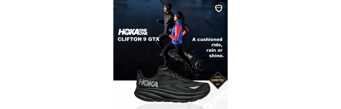Hoka one one Clifton 9 GTX Running Planet Geneva