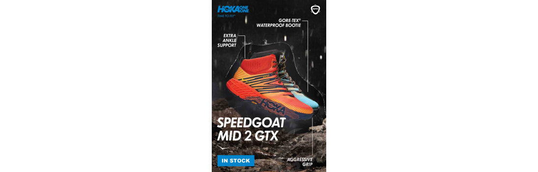 Hoka one one Speedgoat Mid 2 GTX Running Planet Geneva