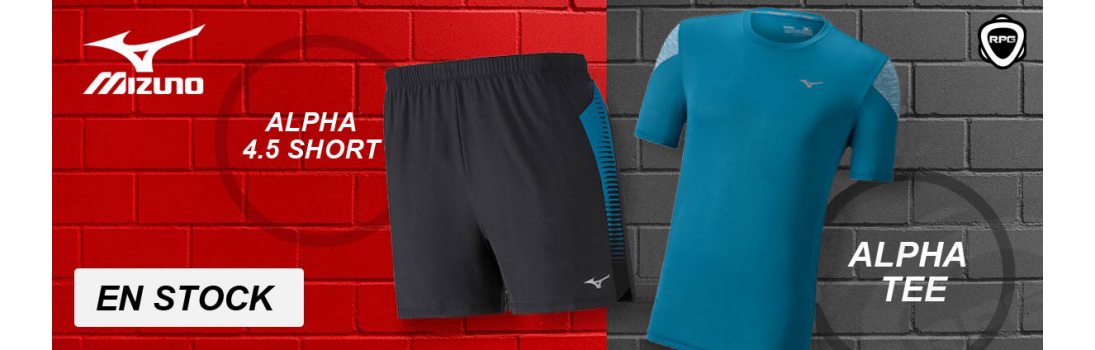 Vêtements de running Mizuno Apha Running Planet Genève