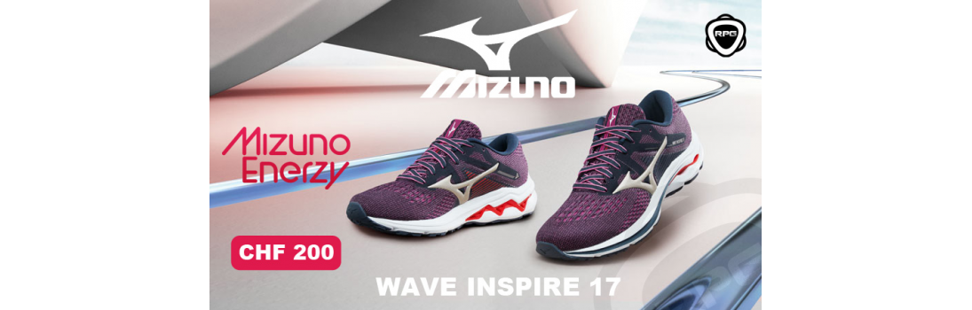 Mizuno wave Inspire 17 Running Planet Genève