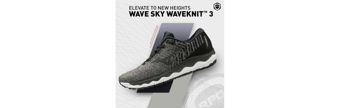 Mizuno wave Sky waveknit 3 Running Planet Geneva