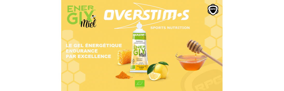 Gel Overstims Energix honey BIO Running Planet Geneva