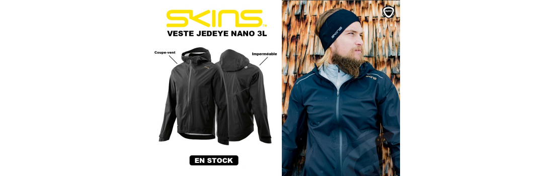 Veste Skins Jedeye Nano 3L Running Planet Genève
