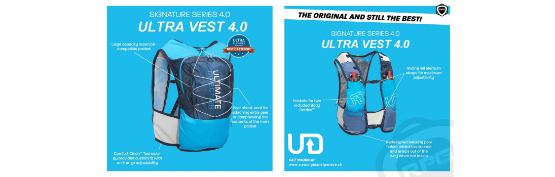 Ultimate Direction Ultra vest 4.0 Running Planet Genève