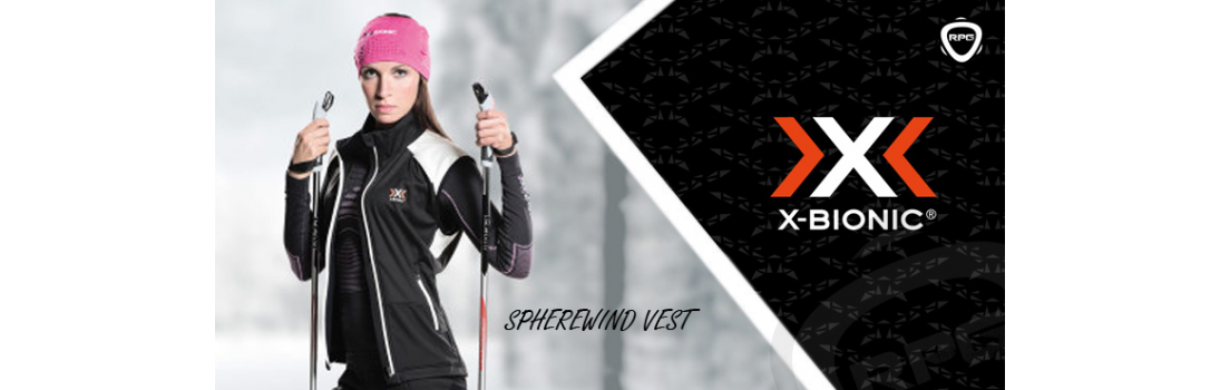 X-Bionic Spherewind vest Running Planet Genève