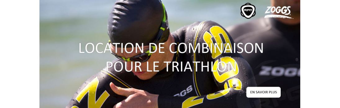 Location de combinaison Zoggs Running Planet Genève